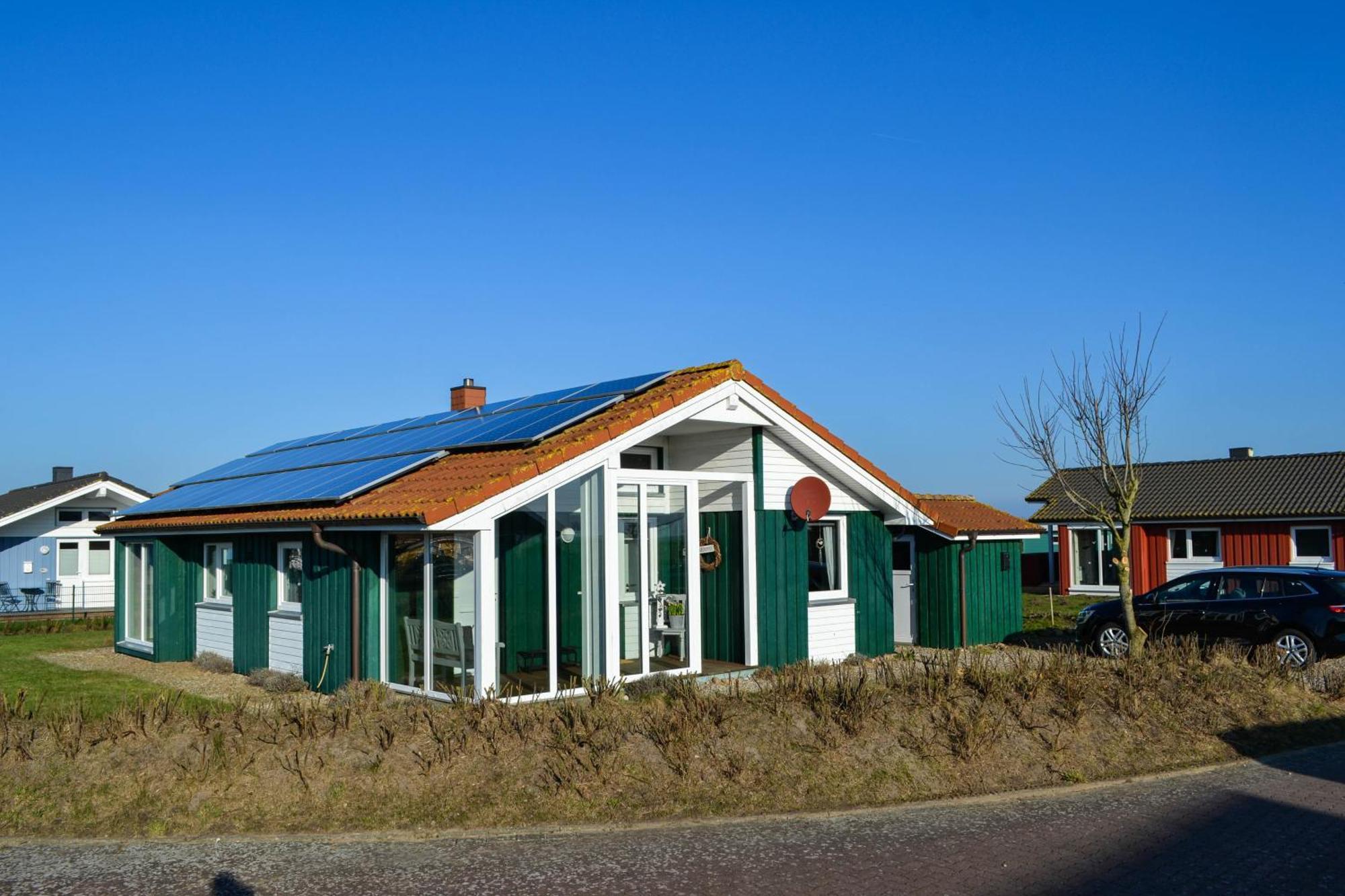 Ferienhaus "Deichglueck" Direkt An Der Nordsee Wesselburenerkoog Esterno foto