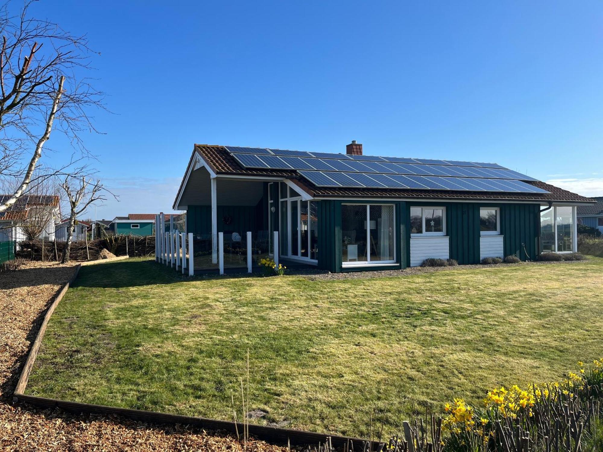 Ferienhaus "Deichglueck" Direkt An Der Nordsee Wesselburenerkoog Esterno foto
